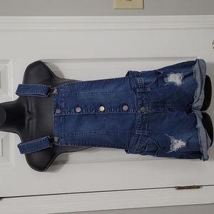 Tinseltown Denim Overall Shorts